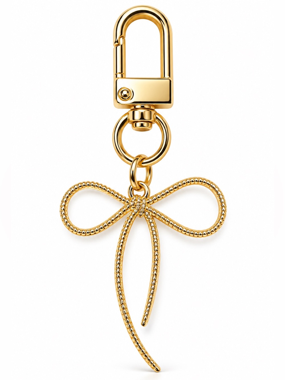 Iridescent Bow Charm/Keychain
